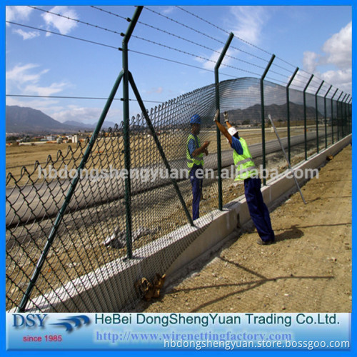 wholesale ornamental electric galvanized chain link fence/china laser cut wrought iron fence panels for villa homes garden